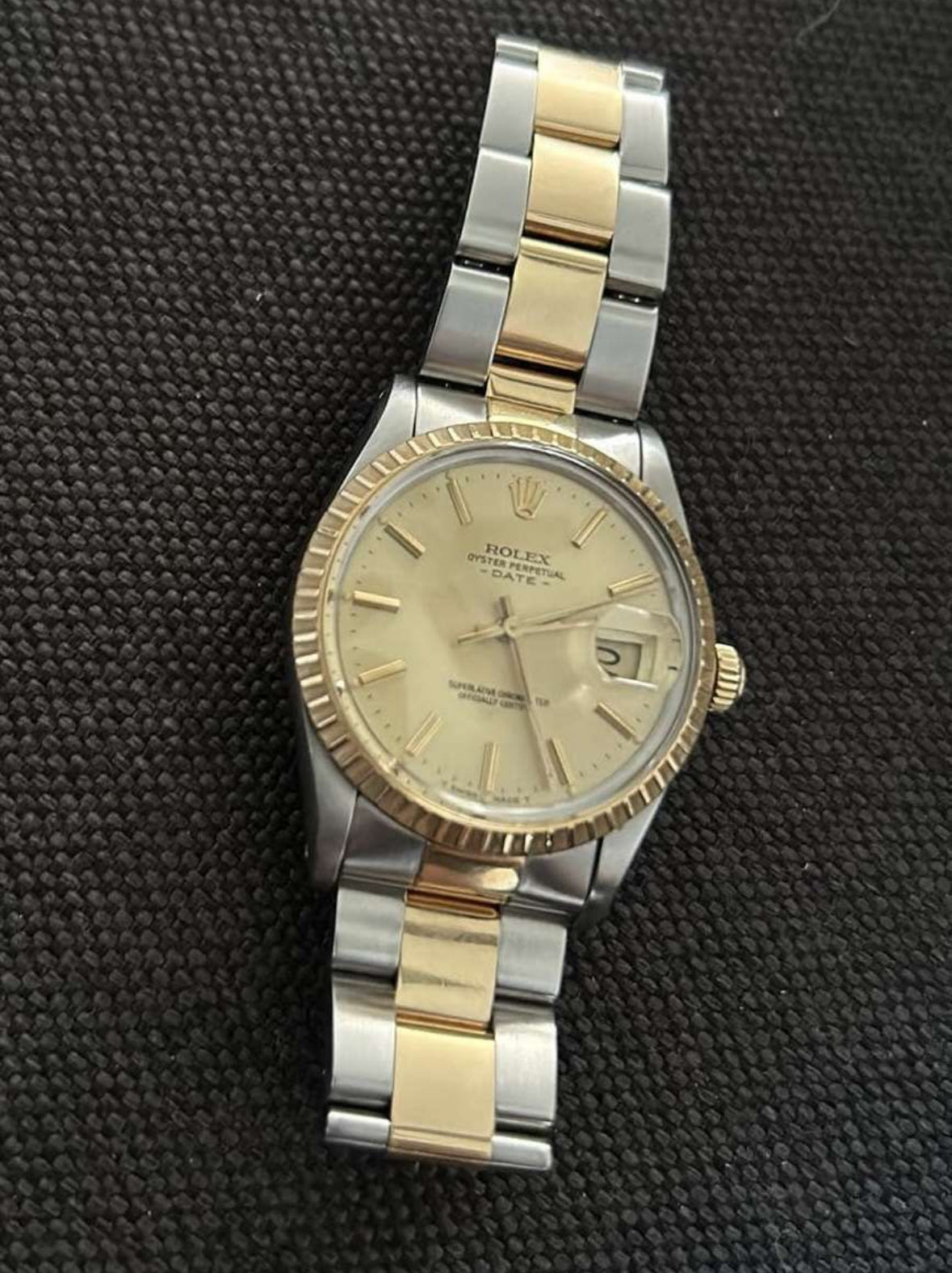 Rolex datejust 34mm two tone sale