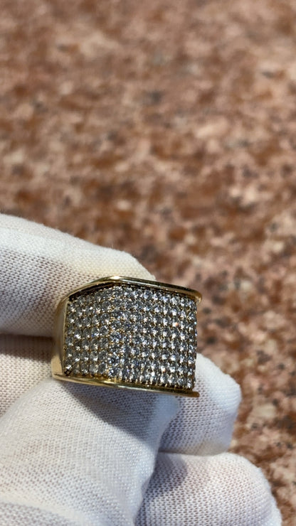 Iced out ring VS diamond