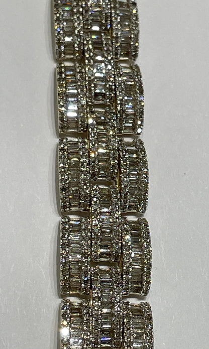 Iced-Out Bracelet 12ct (8'')