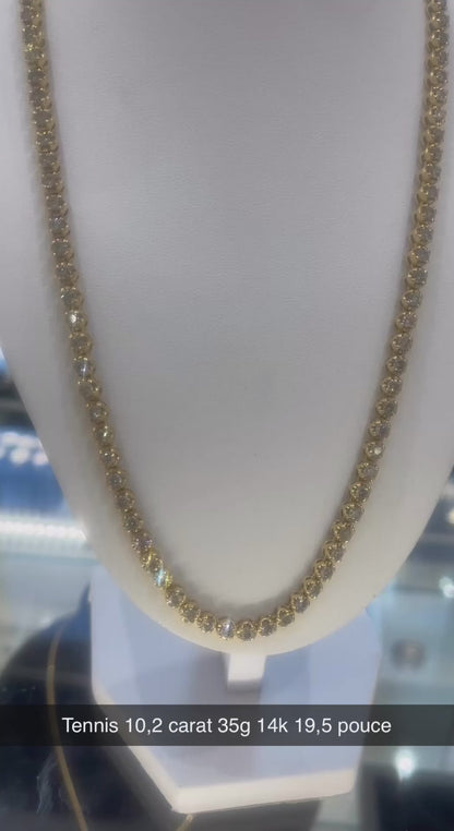 Tennis Diamond Chain 10ct (20")