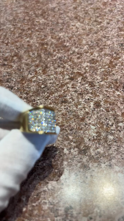 Iced out ring VS diamond