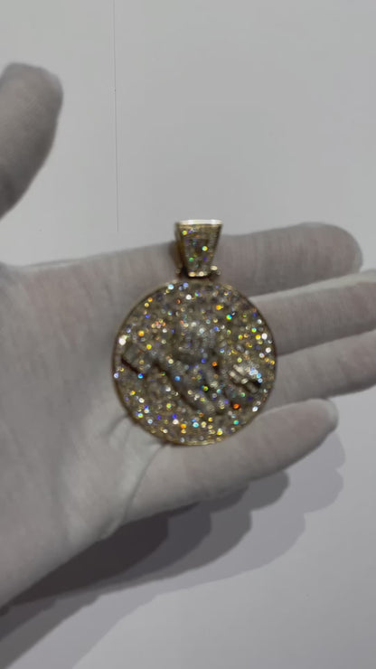 Iced-out Pendant 13ct