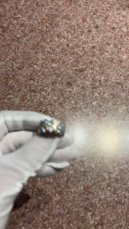 Cuban diamond ring
