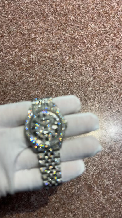 Rolex 36mm iced out VS diamond